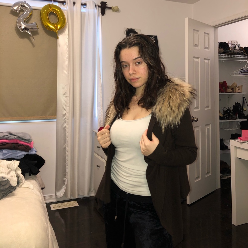 BCBG sweater/jacket/vest